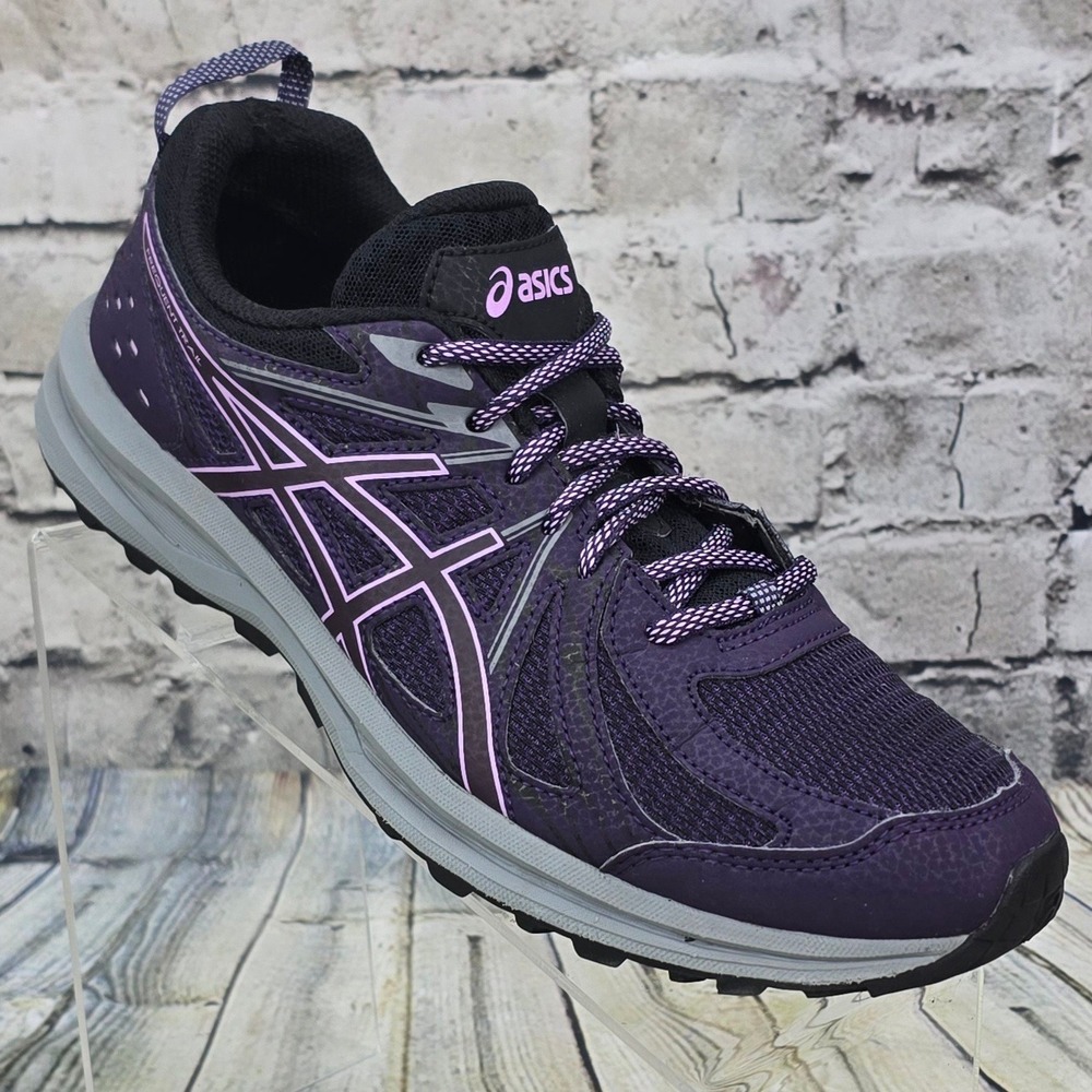 ASICS Frequent Trail Running Shoes Womens 10 Purple 1012A022 Hiking Sneakers